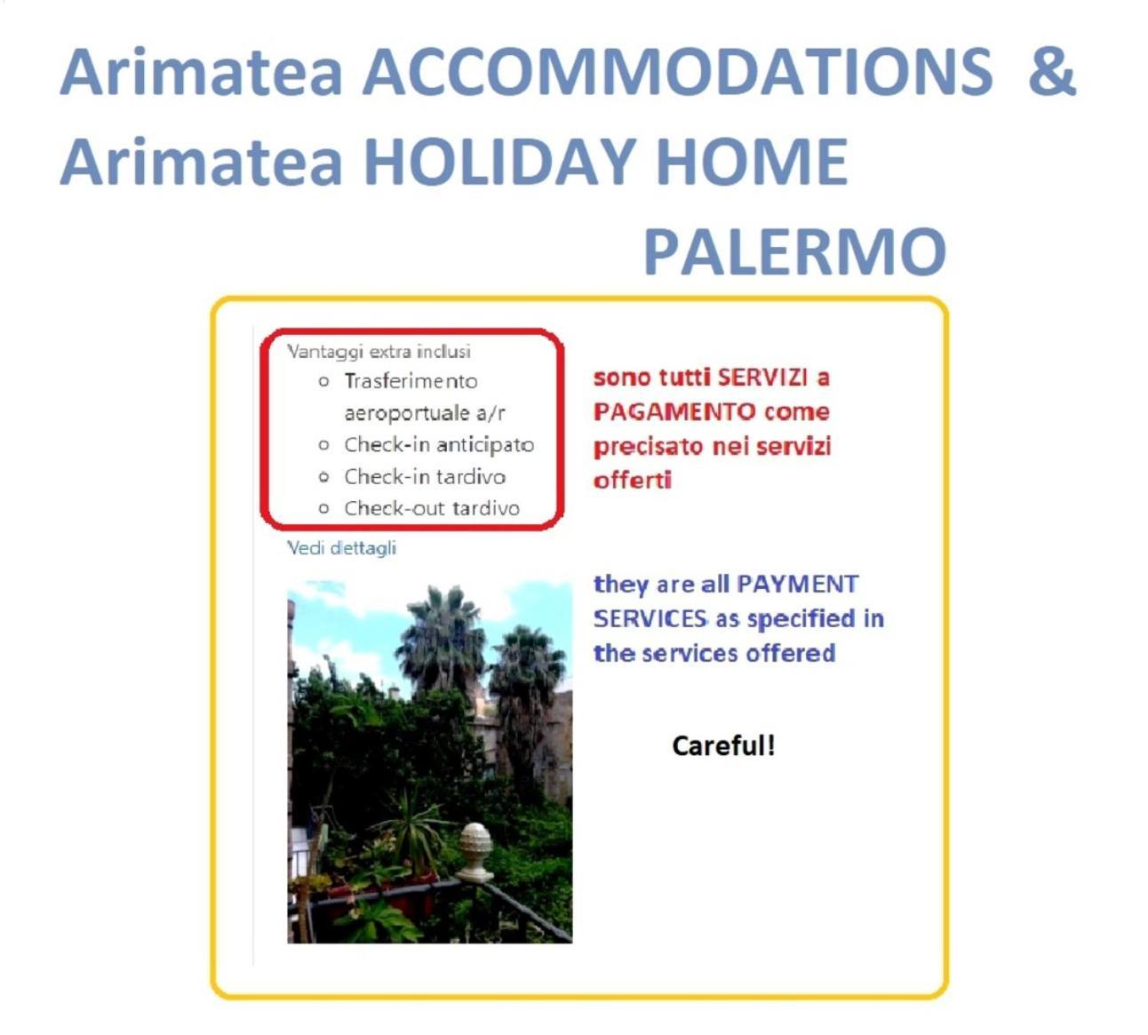 Arimatea Casa Vacanza Palermo Buitenkant foto